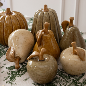 Pera Decorativa Fruit Season Marrom