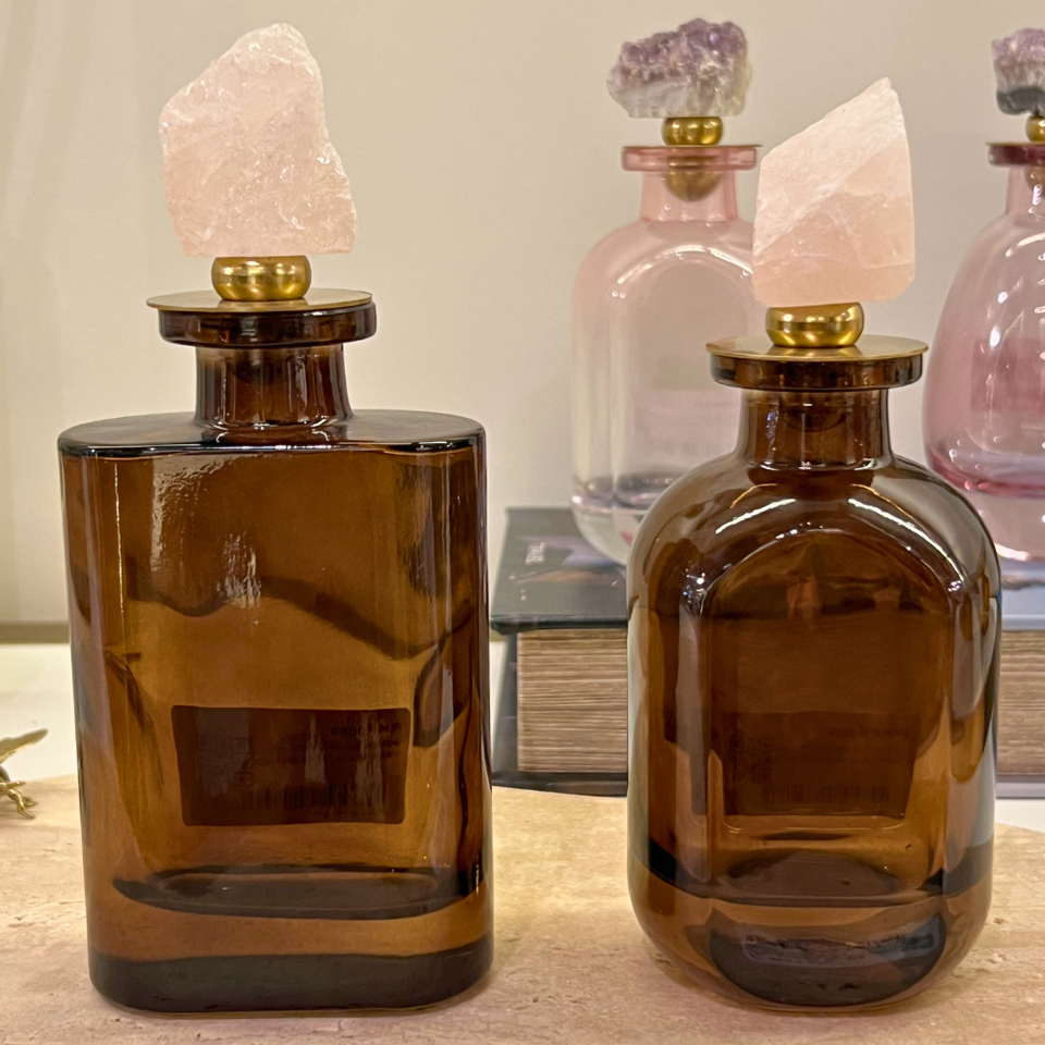 Garrafa Decorativa Arredondado da Linha Quartzo