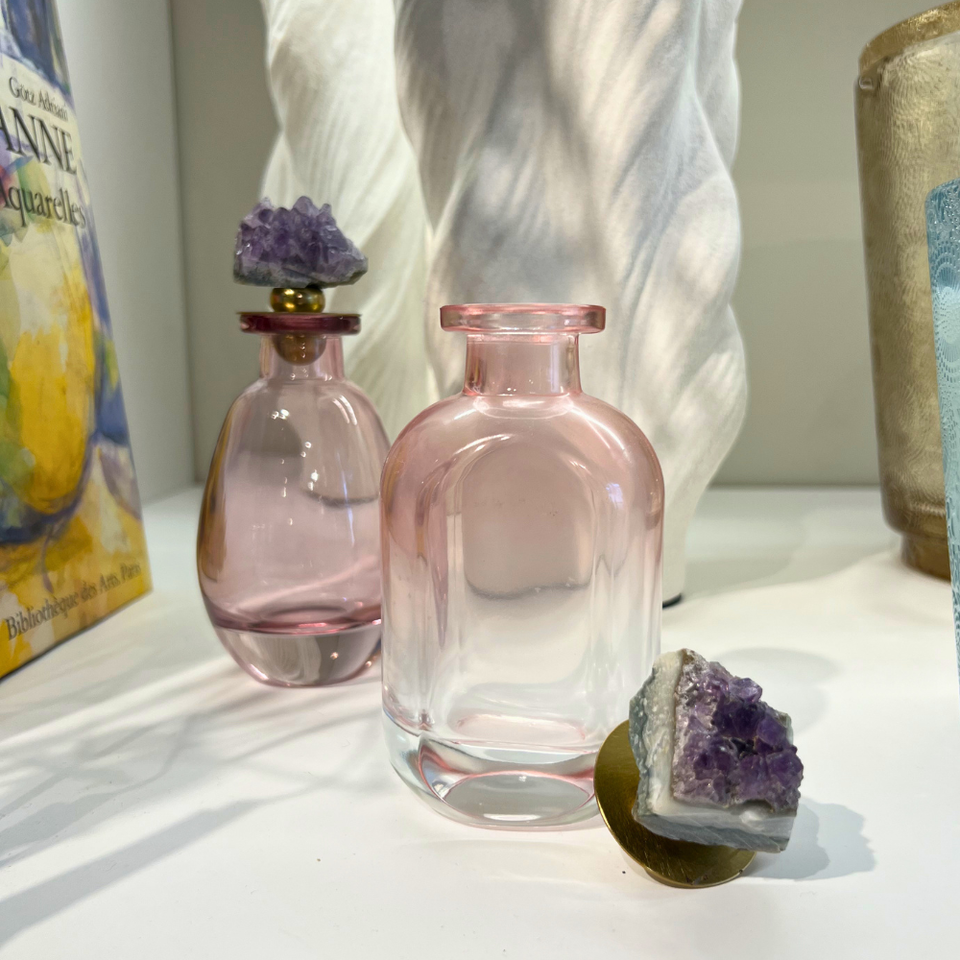 Garrafa Decorativa Arredondado da Linha Ametista
