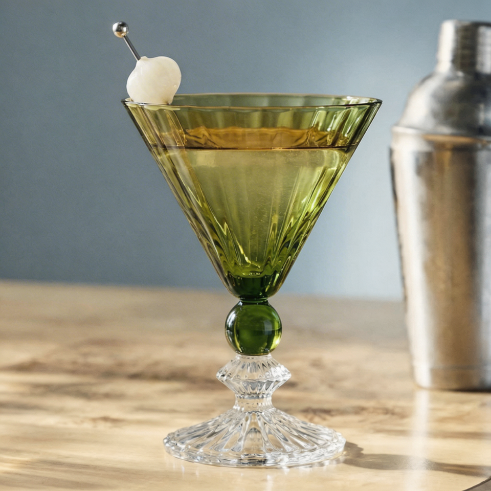 Taça para Martini Solea Verde Linha Sintonia 210ml