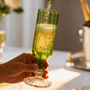 Taça para Champanhe Solea Verde Linha Sintonia 200ml