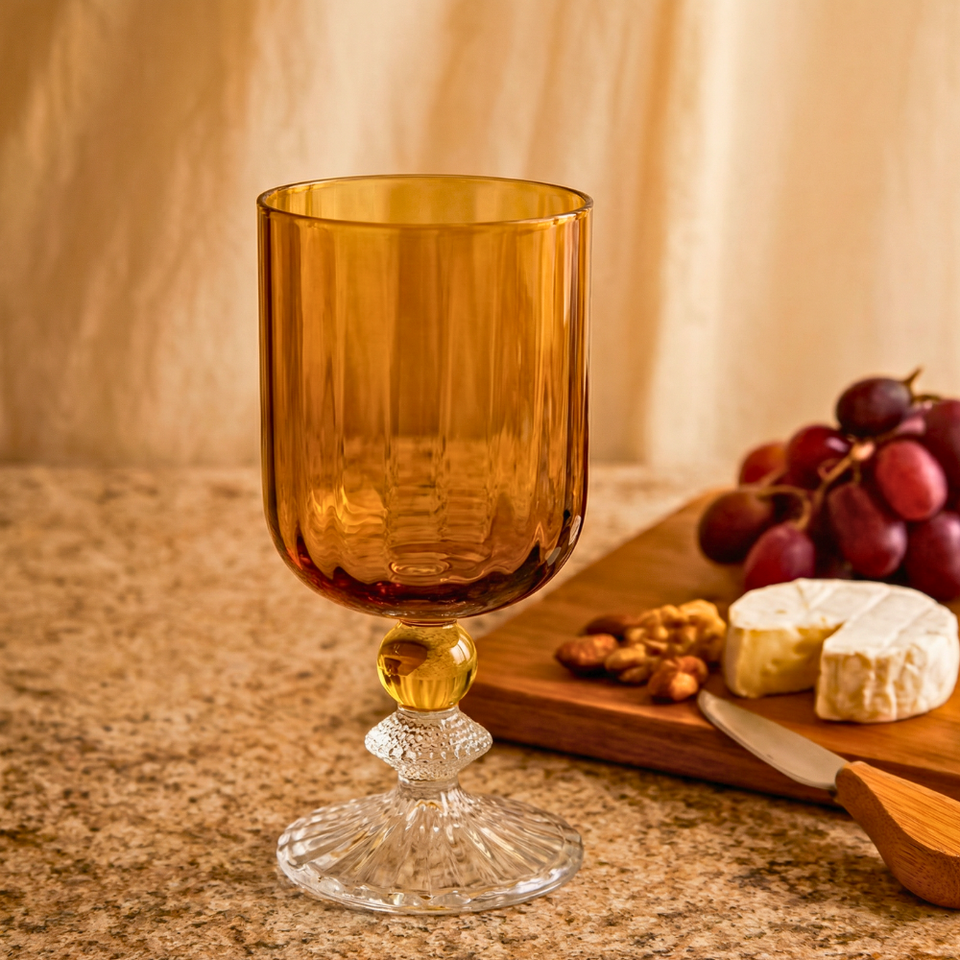 Taça para Água Solea Âmbar Linha Sintonia 350ml