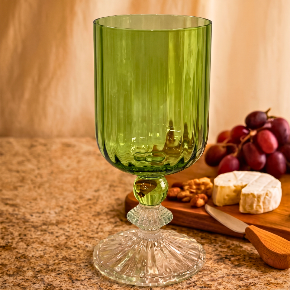 Taça para Água Solea Verde Linha Sintonia 350ml