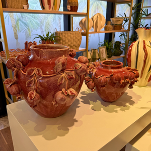 Vaso Cerâmica Romã Grande Tuut