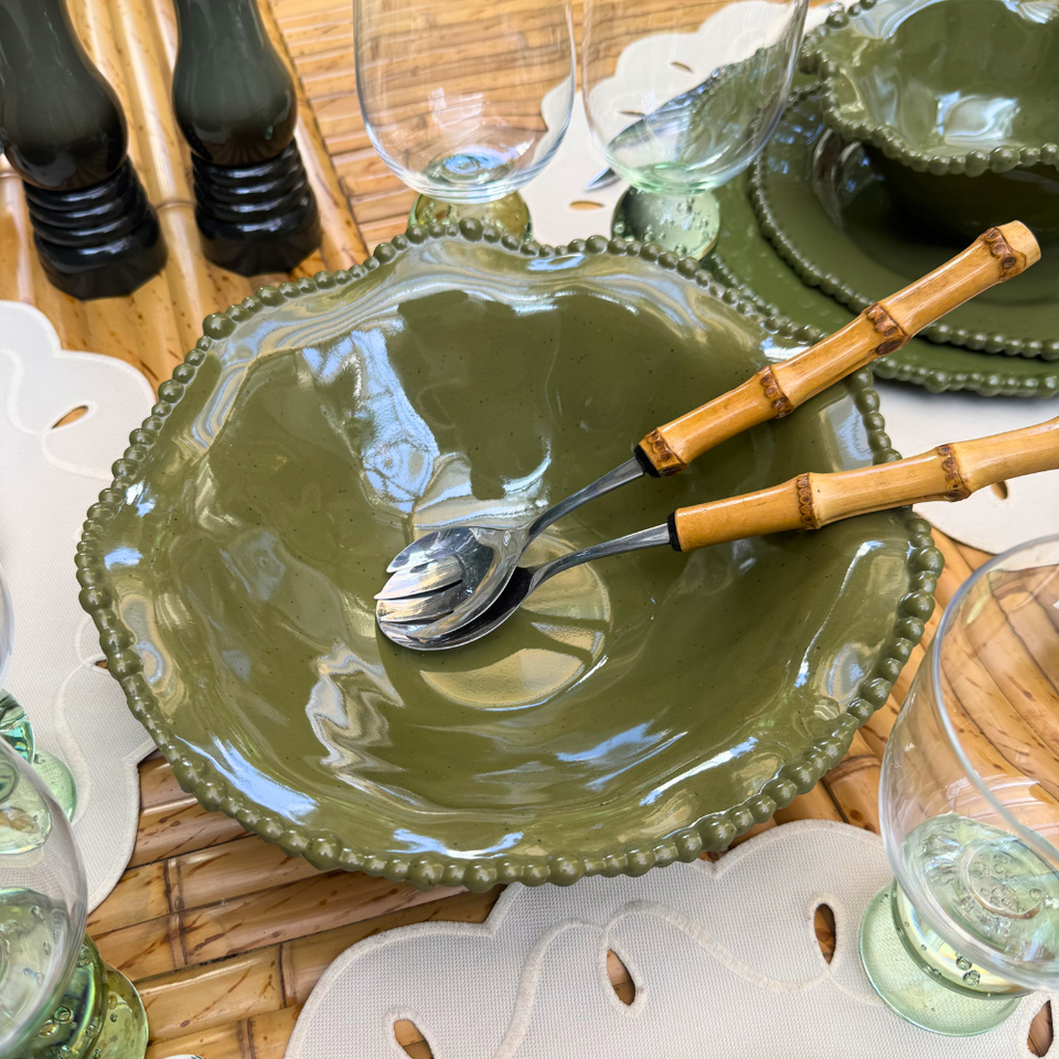 Bowl Melamina Perlina Verde Médio