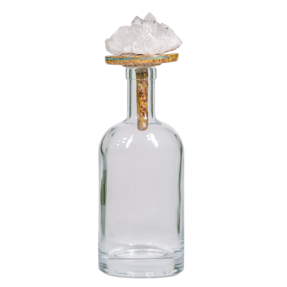 Garrafa Decorativa da Quartzo Branco Grande