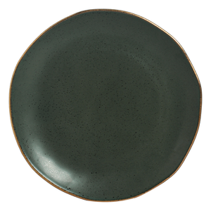 Jogo 6 Pratos Rasos Stoneware Orgânico Forest Gold 26,5cm Porto Brasil