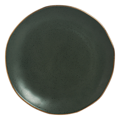PRÉ-VENDA: Jogo 6 Pratos Rasos Stoneware Orgânico Forest Gold 26,5cm Porto Brasil