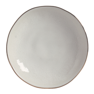 Jogo 6 Pratos Fundos Stoneware Orgânico Lua Gold 21,2cm 600ml Porto Brasil