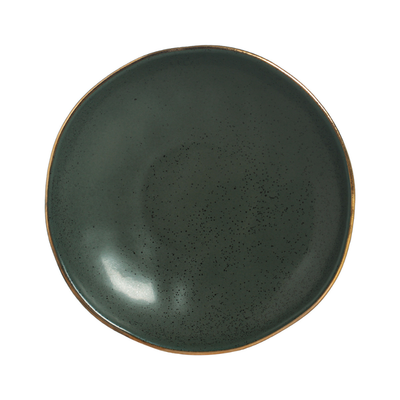 PRÉ-VENDA: Jogo 6 Pratos Fundos Stoneware Orgânico Forest Gold 21,2cm 600ml Porto Brasil