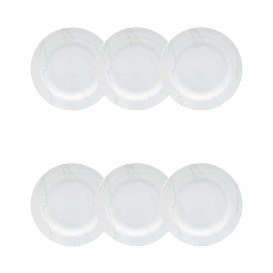 Conjunto com 6 Pratos Pão Porcelana Mythology Apollon 16,5cm Strauss