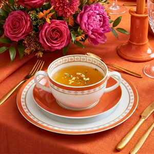 Conjunto com 6 Tigelas Consommé com Pires Colline 350ml Strauss