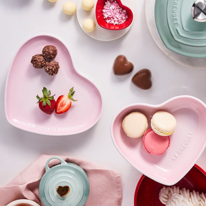 Prato de Coração Sphere Seoul 23cm Shell Pink Le Creuset
