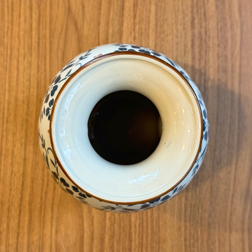 Vaso Vintage Imperial Cerâmica 28cm