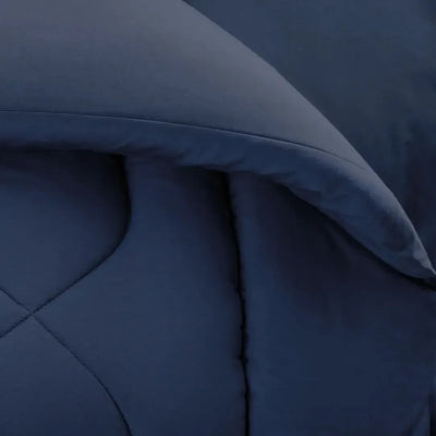 Edredom Casal Grasso 300 Fios Cetim 100% Algodão Egípcio Azul Siciliano Trussardi