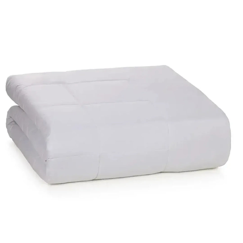 Edredom Queen Vinci 200 Fios Percal 100% Algodão Branco Trussardi