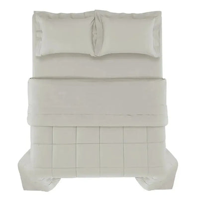 Edredom Queen Vinci 200 Fios Percal 100% Algodão Grigio Trussardi