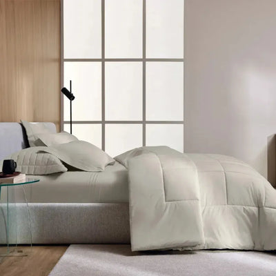 Edredom Queen Vinci 200 Fios Percal 100% Algodão Grigio Trussardi