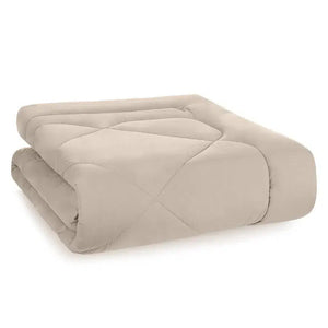 Edredom Solteiro Grasso 300 Fios Cetim 100% Algodão Egípcio Nocciola Trussardi