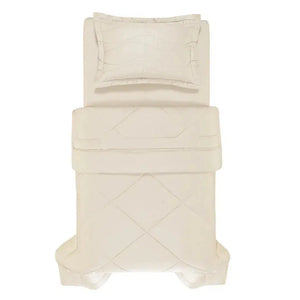 Edredom Solteiro Grasso 300 Fios Cetim 100% Algodão Egípcio Nocciola Trussardi