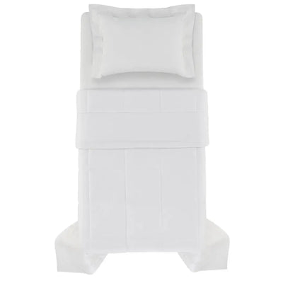 Edredom Solteiro Vinci 200 Fios Percal 100% Algodão Branco Trussardi