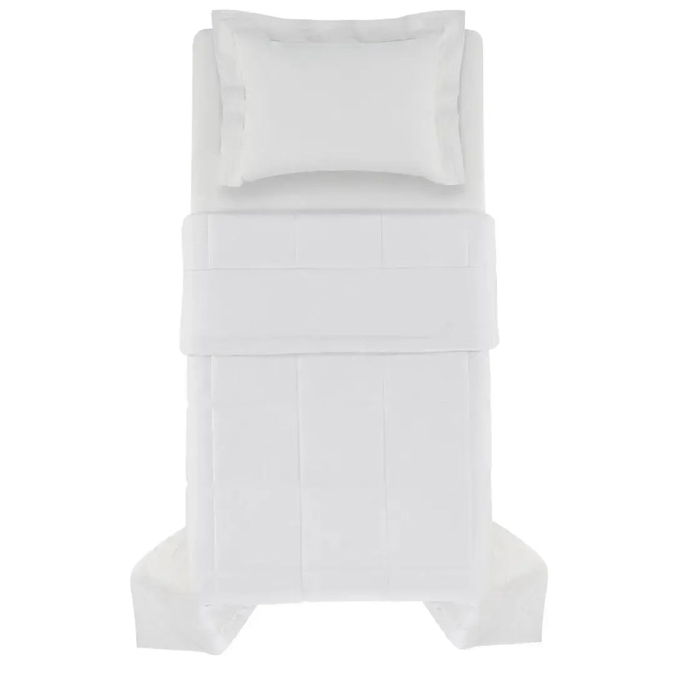 Edredom Vinci 200 Fios Percal 100% Algodão Branco Trussardi