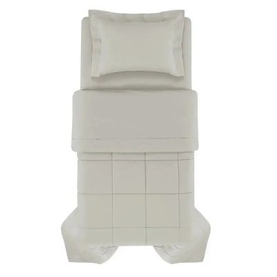Edredom Solteiro Vinci 200 Fios Percal 100% Algodão Grigio Trussardi