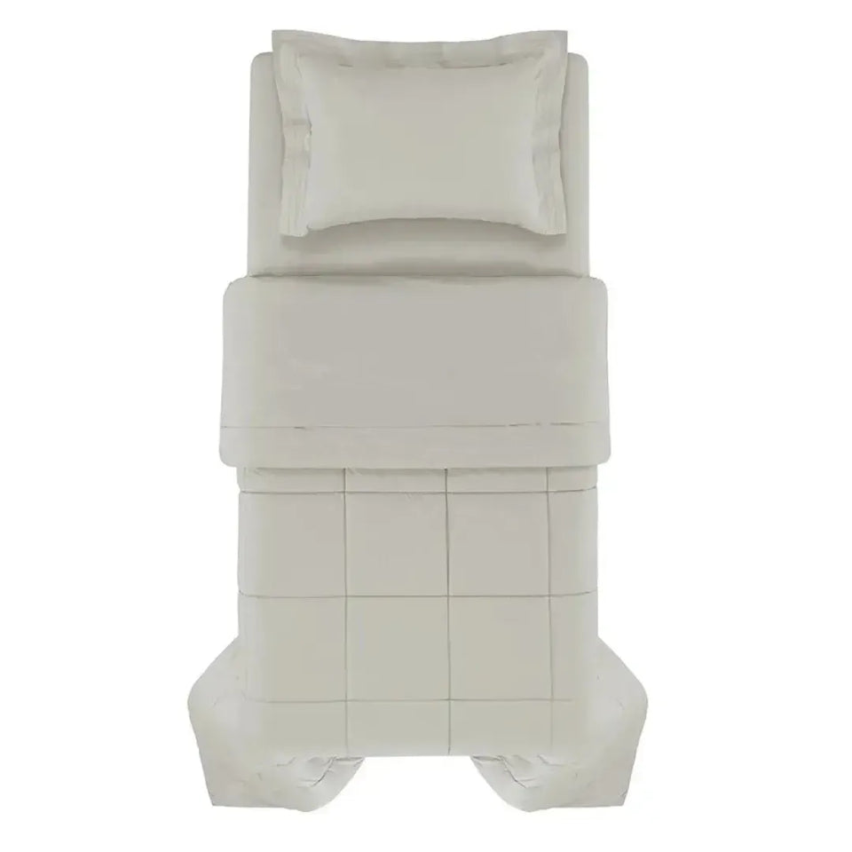 Edredom Vinci 200 Fios Percal 100% Algodão Grigio Trussardi