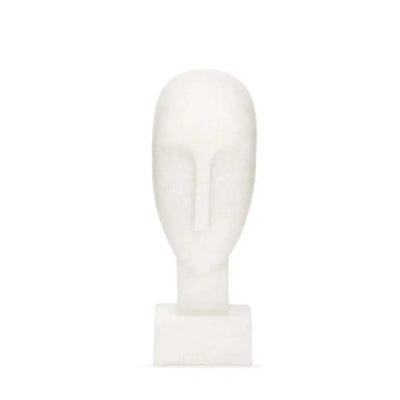 Escultura Face em Poliresina 20x7,5x7cm Mart