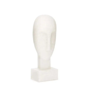 Escultura Face em Poliresina 20x7,5x7cm Mart