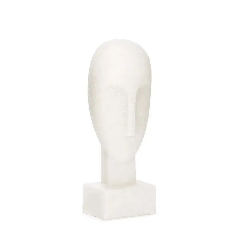 Escultura Face em Poliresina 20x7,5x7cm Mart