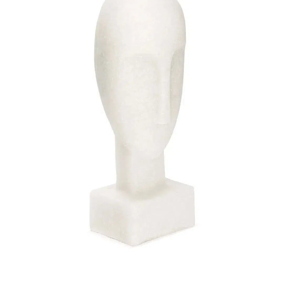 Escultura Face em Poliresina 20x7,5x7cm Mart