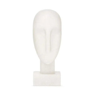 Escultura Face em Poliresina 24,5x9,5x8cm Mart