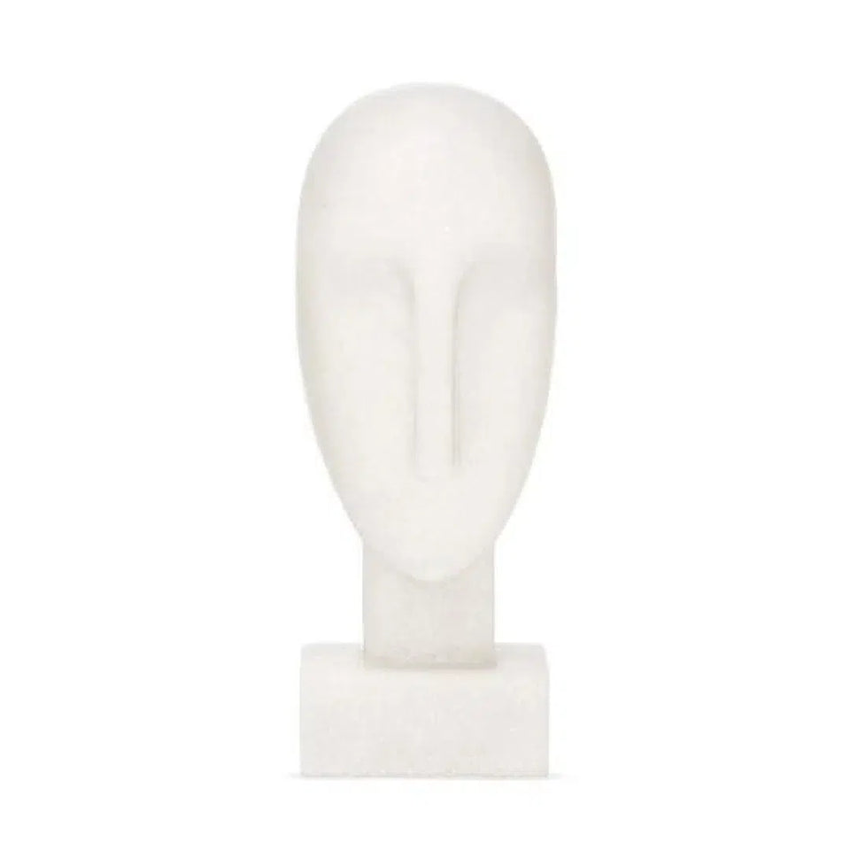 Escultura Face em Poliresina 24,5x9,5x8cm Mart
