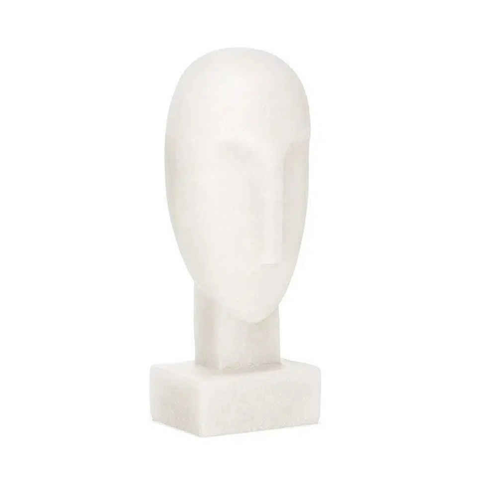 Escultura Face em Poliresina 24,5x9,5x8cm Mart