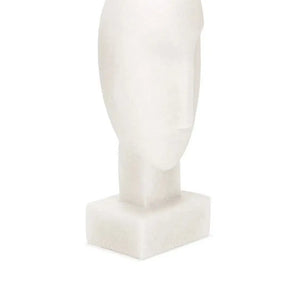 Escultura Face em Poliresina 24,5x9,5x8cm Mart