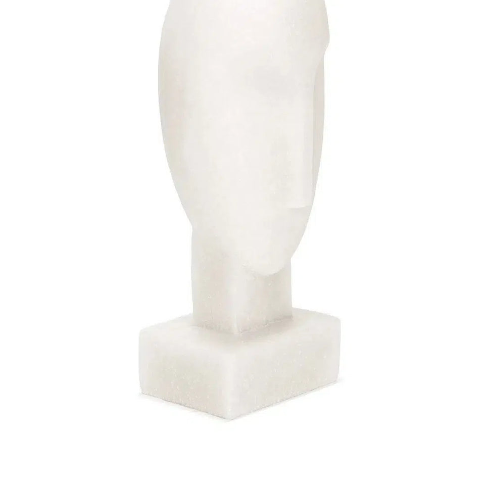 Escultura Face em Poliresina 24,5x9,5x8cm Mart