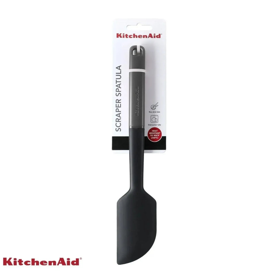 Espátula Pão Duro Raspadora Silicone Cinza KitchenAid