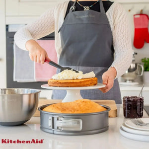 Espátula Pão Duro Raspadora Silicone Vermelha KitchenAid