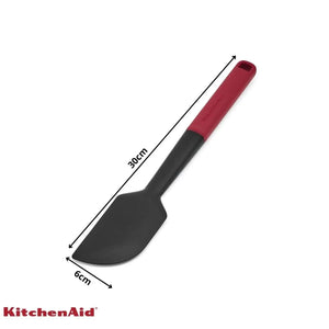 Espátula Pão Duro Raspadora Silicone Vermelha KitchenAid