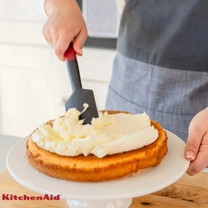 Espátula Pão Duro Raspadora Silicone Vermelha KitchenAid