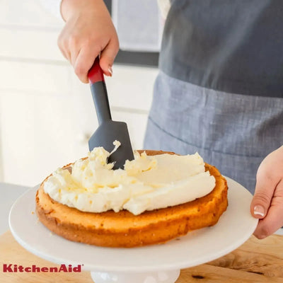 Espátula Pão Duro Raspadora Silicone Vermelha KitchenAid