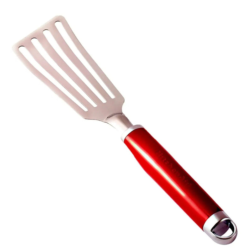 Espátula Perfurada Flexível Inox Empire Red 33cm KitchenAid