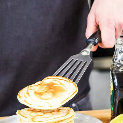 Espátula Perfurada Flexível Inox Preta 33cm KitchenAid