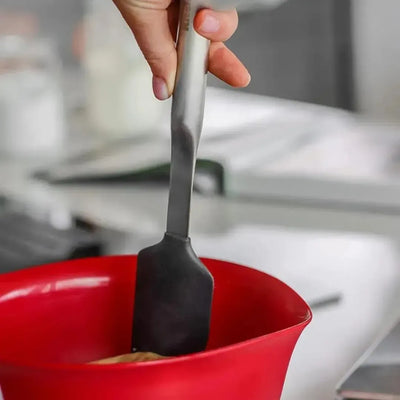 Espátula Raspadora Curta Premium Inox / Silicone com Alça Kitchenaid