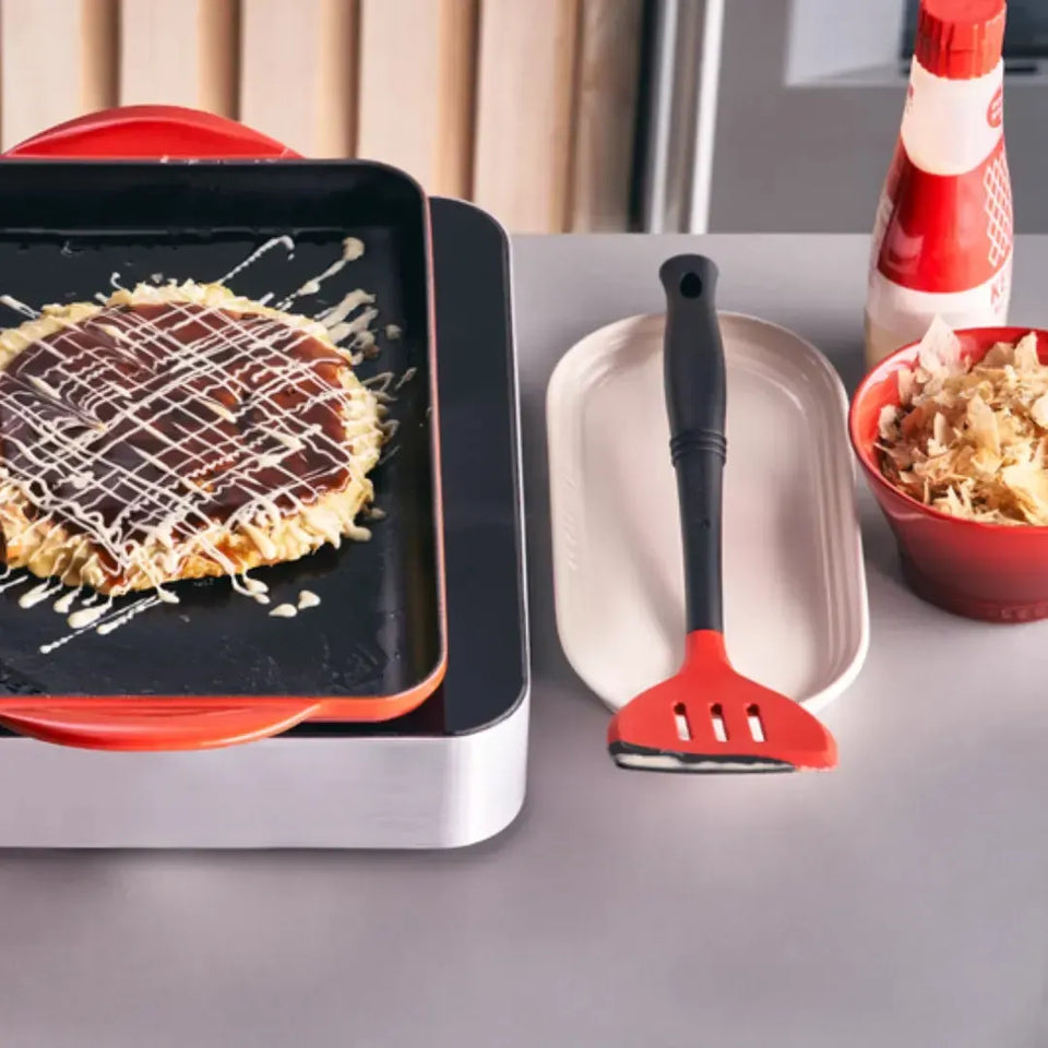 Espátula Vazada Revolution Vermelha Le Creuset