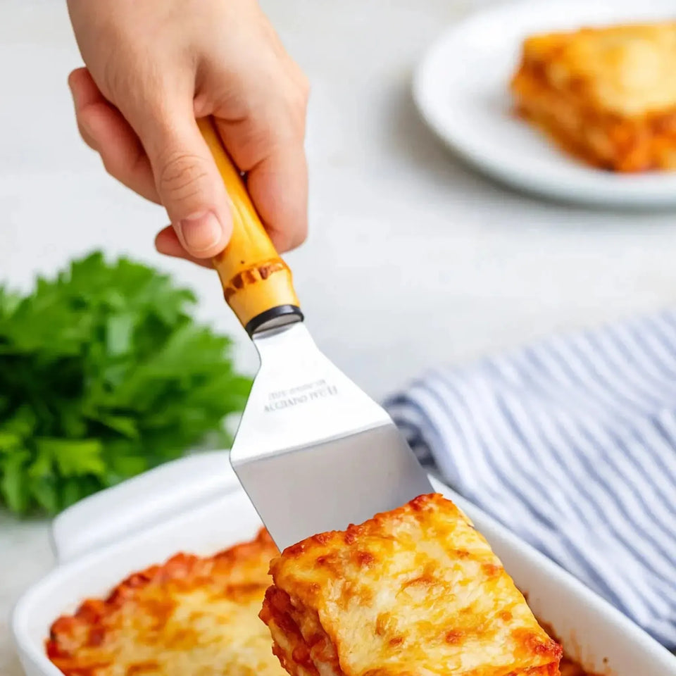 Espátula para Lasanha em Bambu Natural