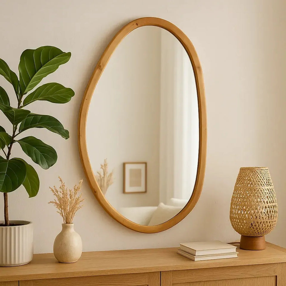 Espelho em Madeira 142,5x84,5x4cm Mart