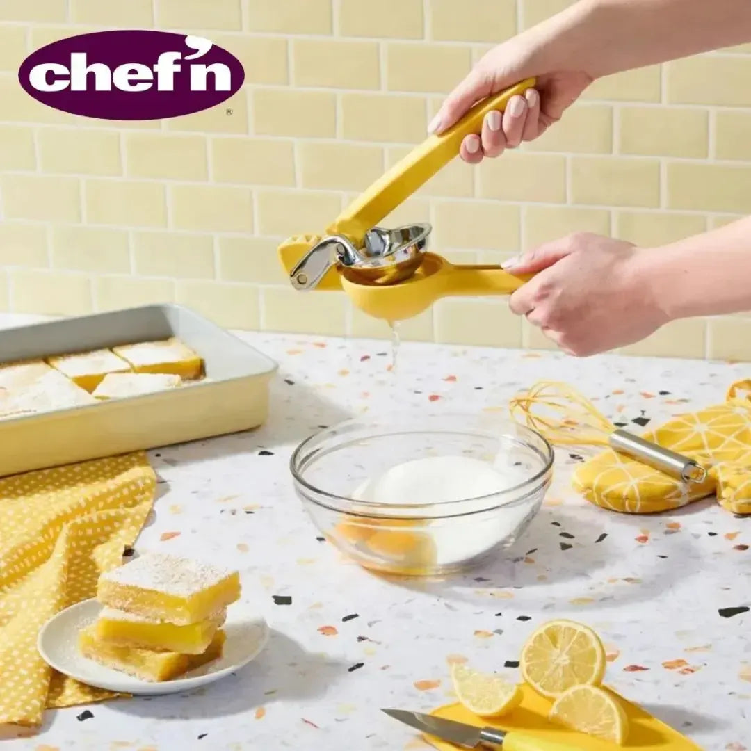 Espremedor Manual Laranja Limão Inox Chef'N Chef'N – Let's Eat It