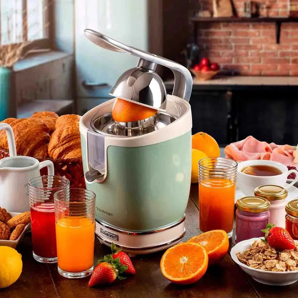 Espremedor de Frutas Vintage Verde 220V 85W Ariete